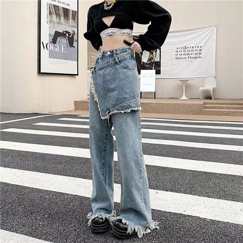  SenseofdenimSkirt   ¥    ٸ  ġ ũ  Edgestraight MopPants ο ѱ 